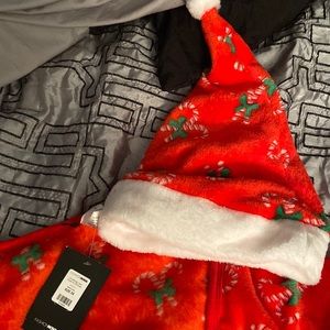 Plus size plush Christmas pajamas